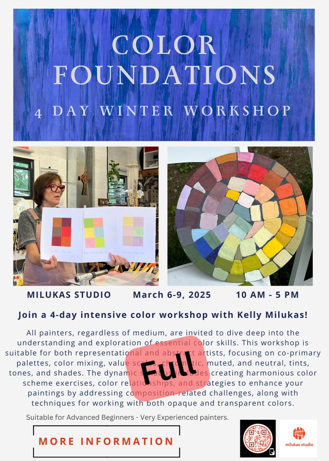 Kelly Milukas Teaching Essential Color Skills In A Painting Retreat