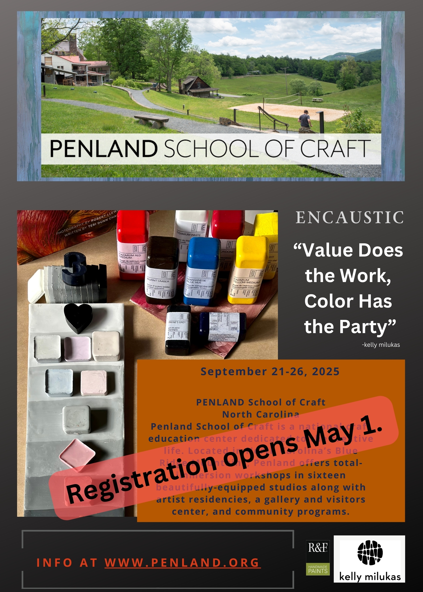 Penland School of Craft nestled in the Blue Ridge Mountains